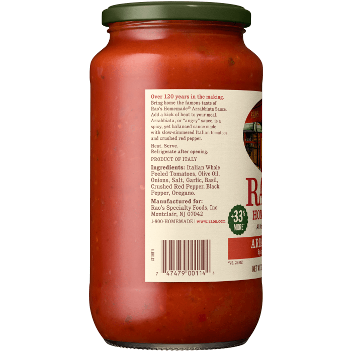 Arrabbiata Sauce, 32 oz - Left Image