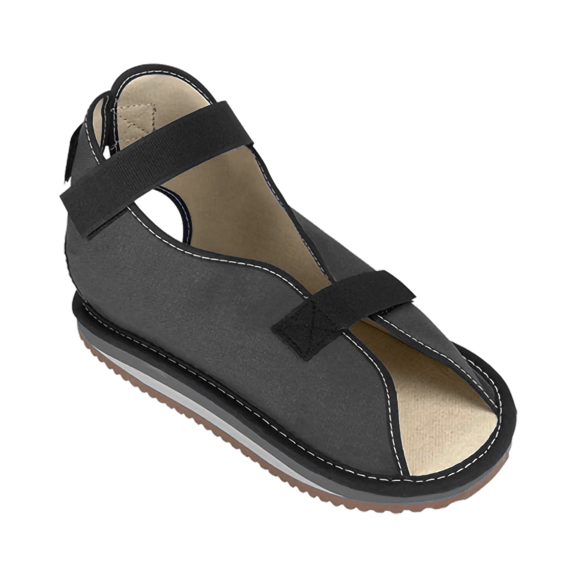 Össur® Canvas Rocker Bottom Cast Shoe, Medium, Black