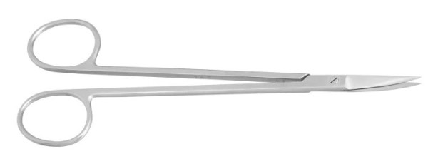 Henry Schein Kelly Scissors, Curved, Smooth Blades
