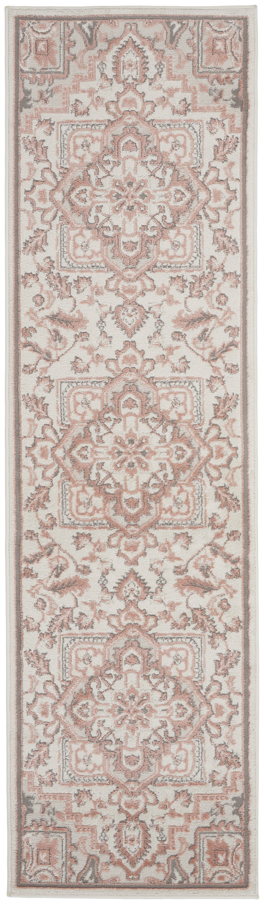 Nourison Elation 2'3" x 7'6" Ivory Brick Bohemian Indoor Rug