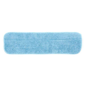 Hospeco, MicroWorks® Microfiber Hook & Loop Wet Mop, 18"W, Blue