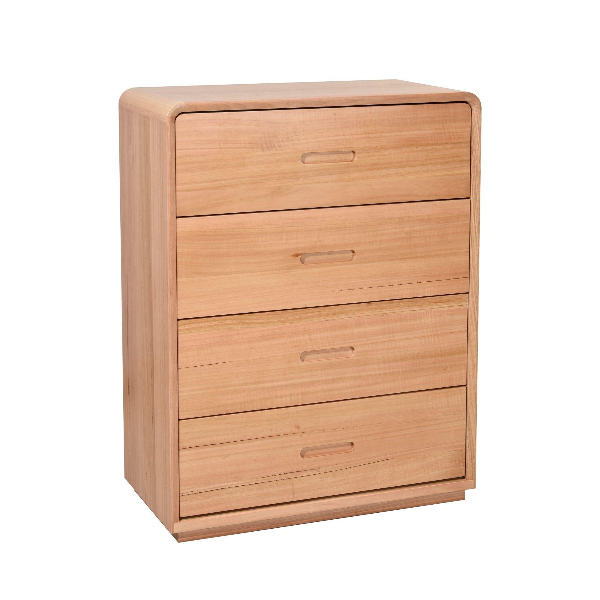 Product image of the  Valentine Tallboy (4 Drawer), Natural from Forty Winks