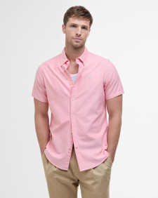 Oxford Tailored Short-Sleeved Shirt Horizon Orange