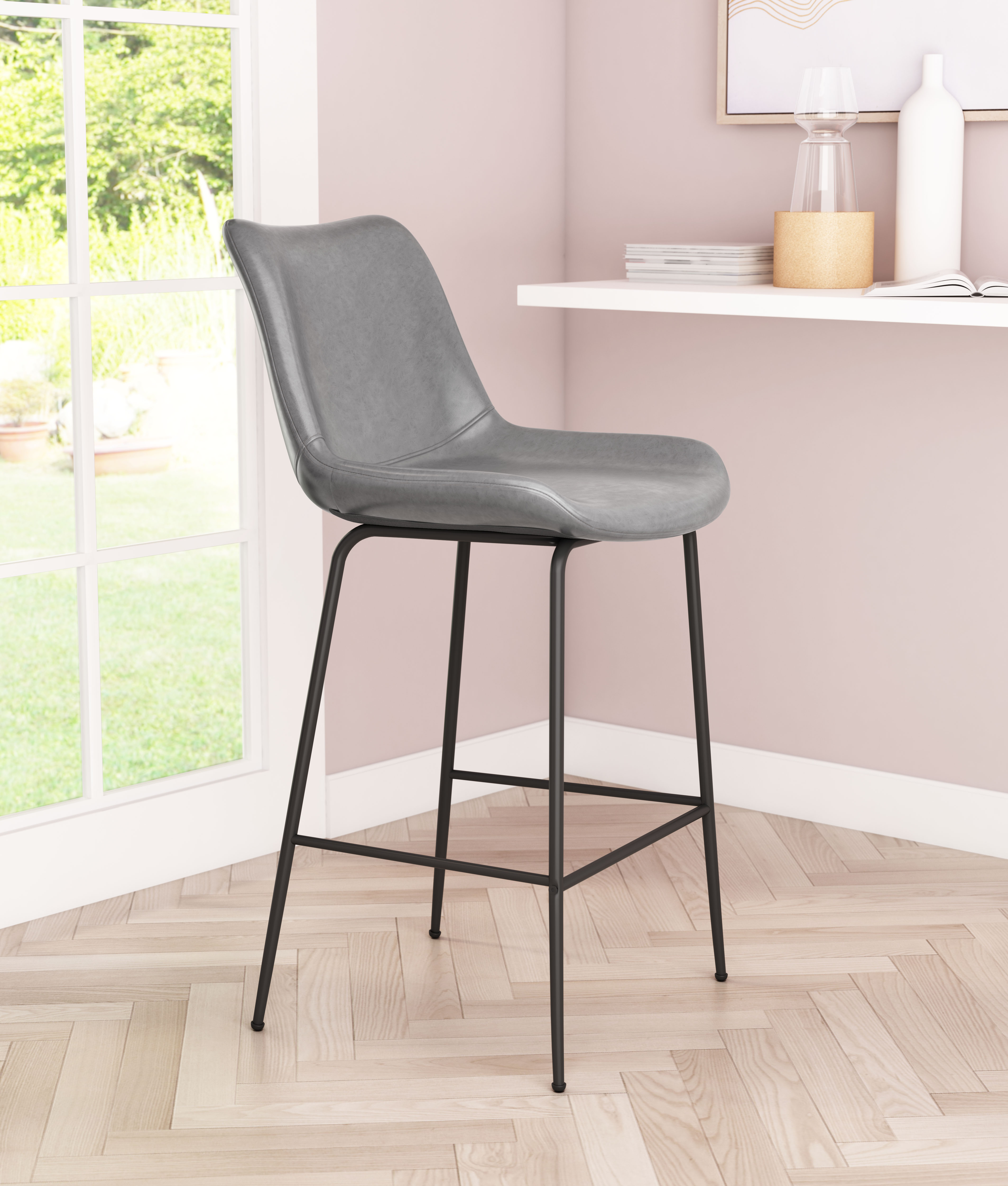 Byron Counter Stool Gray product image