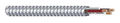 55739001 MC<sup>AP</sup> All Purpose Cable Aluminum Armor (3) 10 AWG Conductor Black White and Red 250 ft. Coil