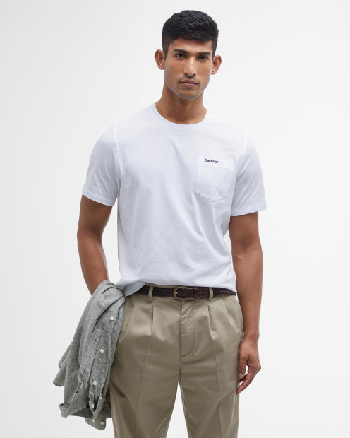 Langdon Pocket T-Shirt Classic White