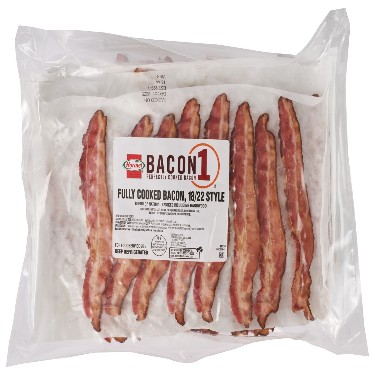 HORMEL(r) BACON 1(tm) FC 18/22 Style 288 Sl . C1CB - Front Center Inner Pack (Hi Res)