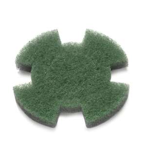 Tennant, Twister, Green, 8.5", Trapezoid Floor Pad