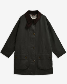 Giacca cerata oversize Loren Barbour The Edit by Alexa 