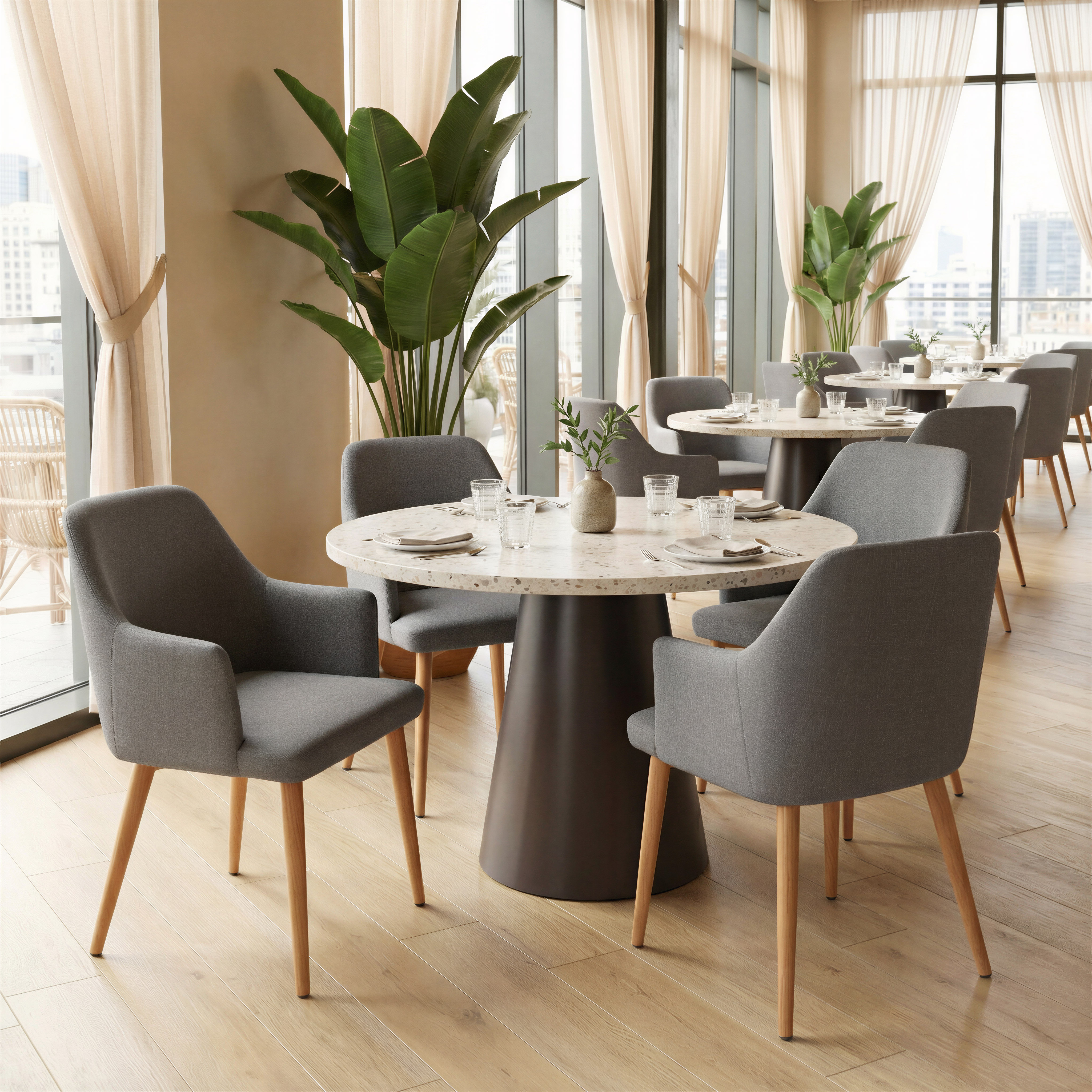 Wisom Dining Chair (Set of 2) Gray product image