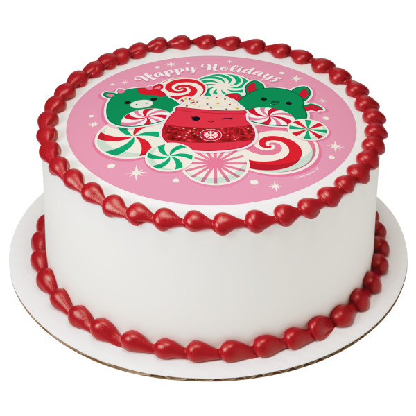 Squishmallows Holiday Squad PhotoCake® Edible Image®