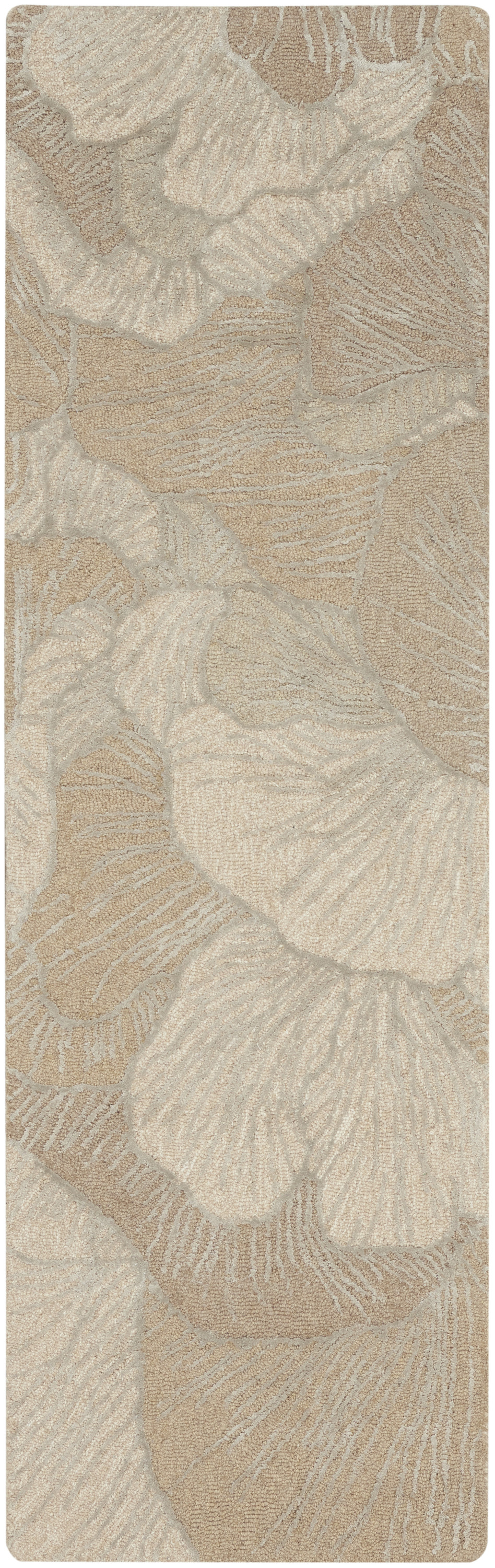 Nourison Avra 2'3" x 7'6" Taupe Modern Indoor Rug