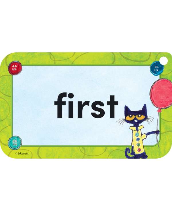 Pete The Cat Sight Words Flash Cards