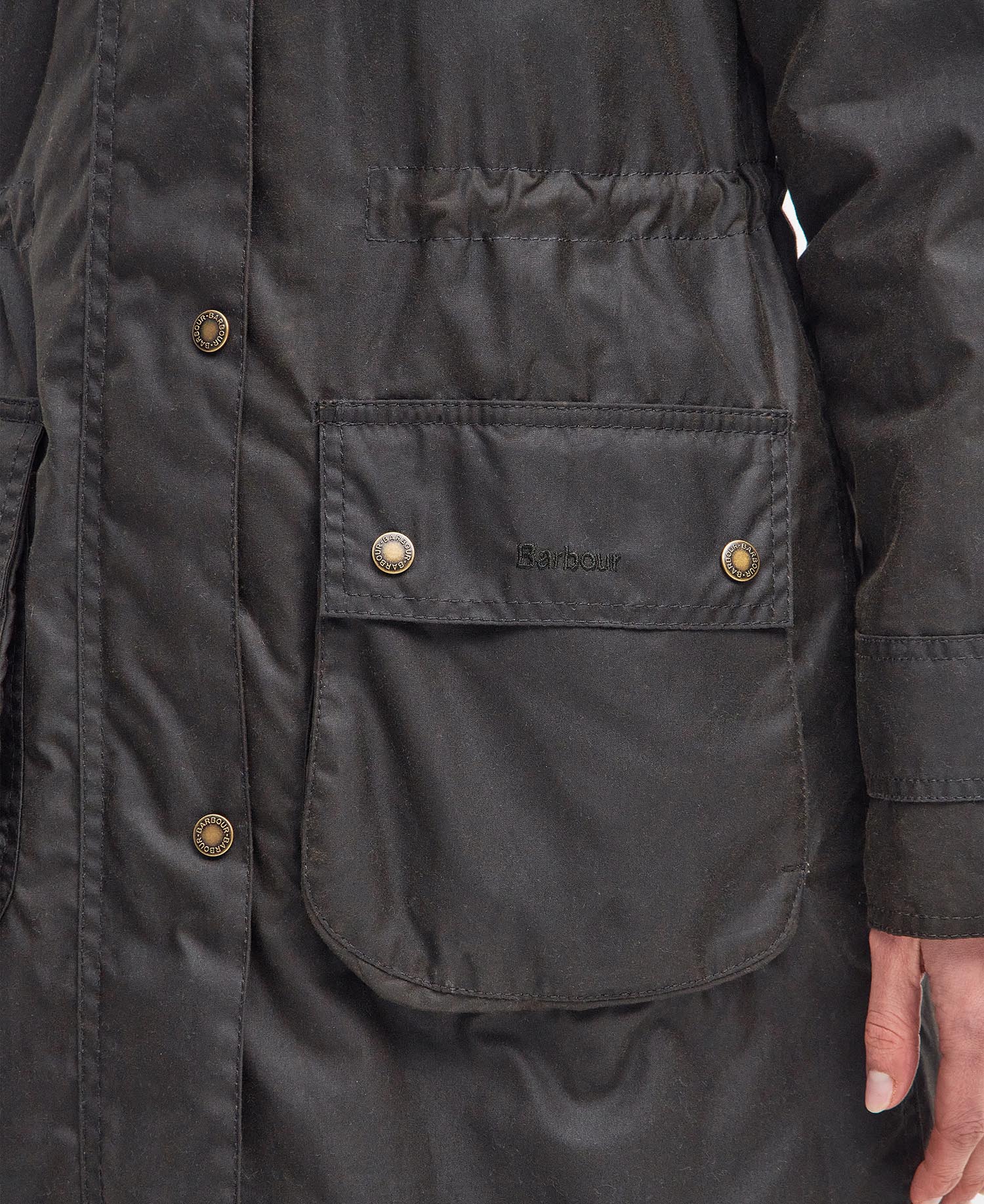 Long Cannich Waxed Jacket image number 6