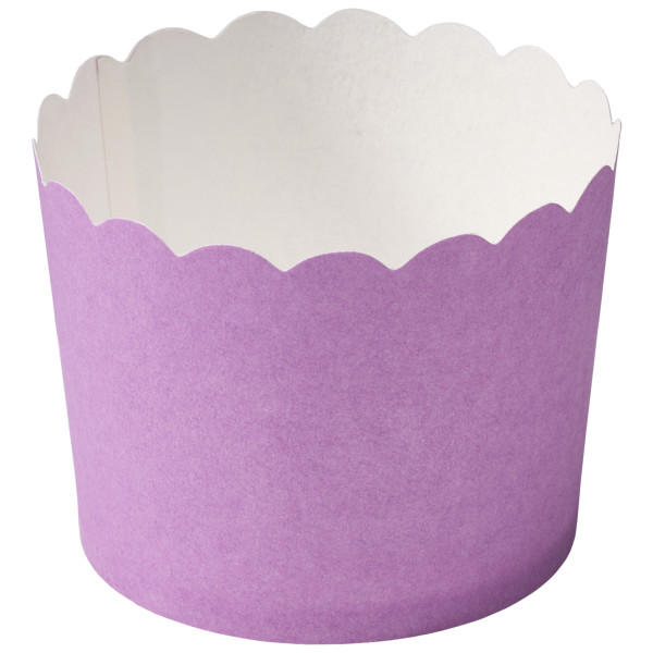 Lilac Scalloped Baking Cups