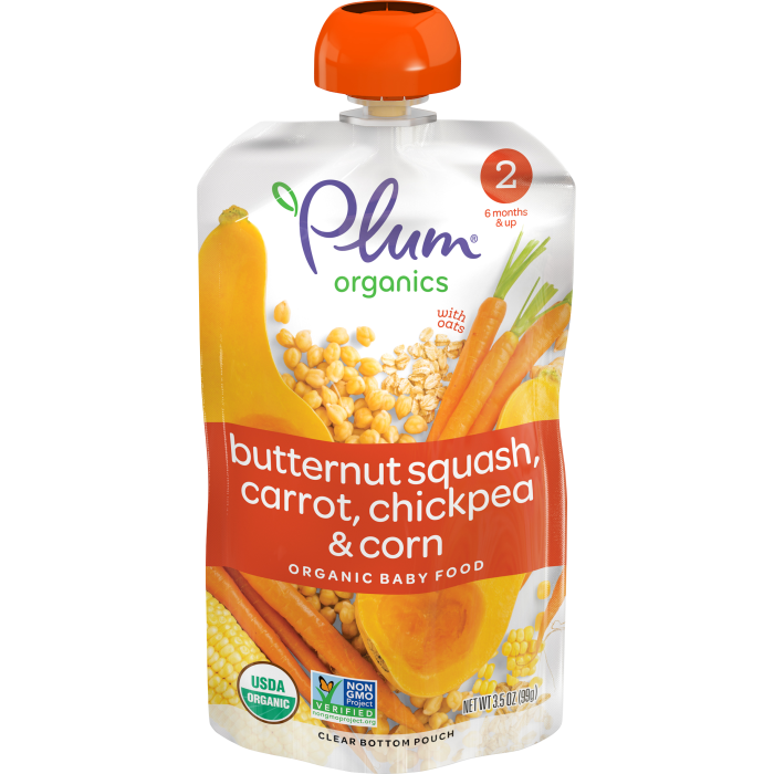 Butternut Squash, Carrot, Chickpea & Corn Baby Food
