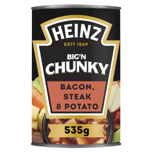  Heinz® Big'N Chunky Bacon, Steak, Potato Soup 535g 