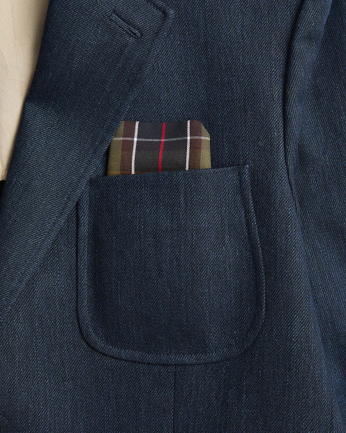 Linen Twill Blazer Classic Navy