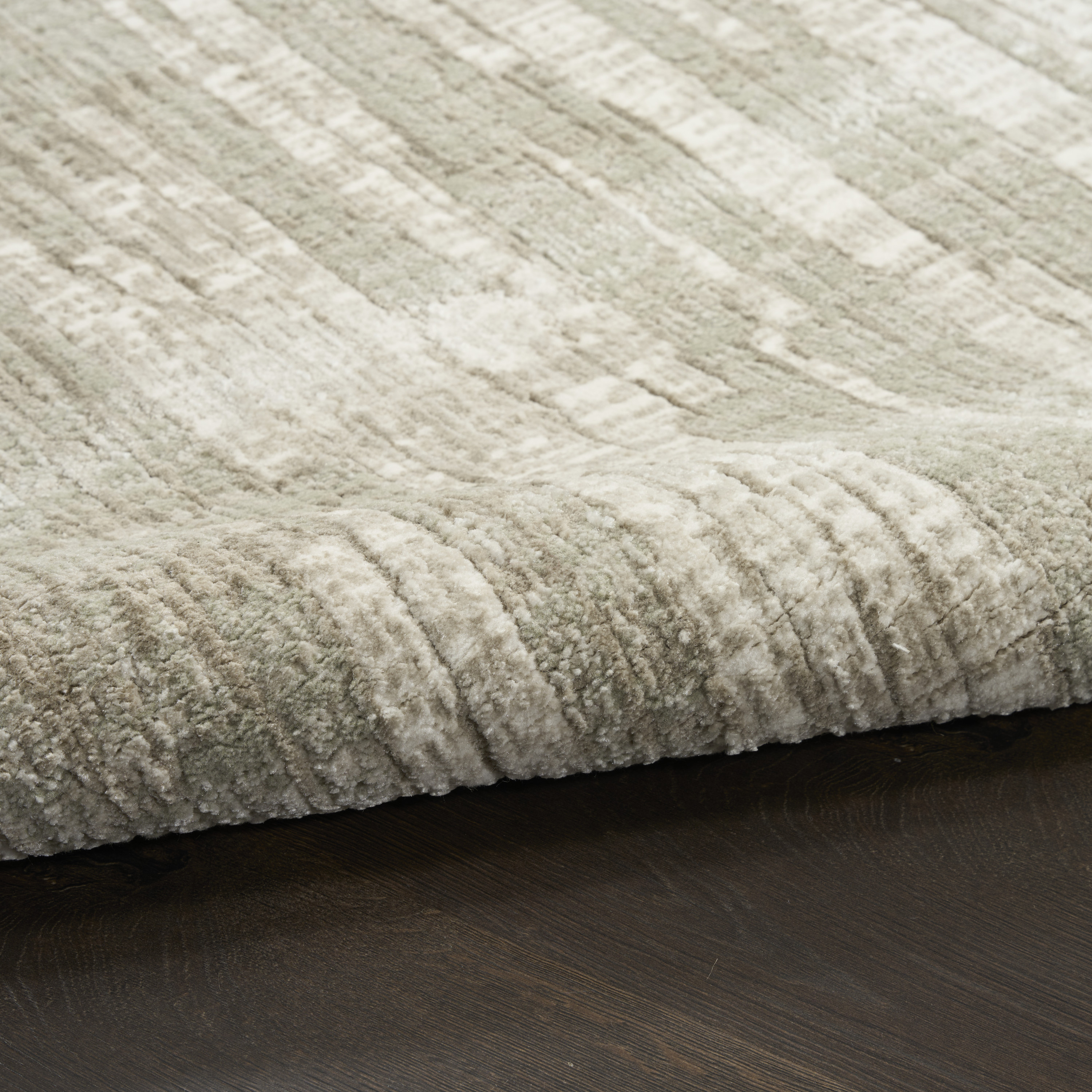 Nourison Soft Structure 5'3" x 7'3" Sage Modern Indoor Rug