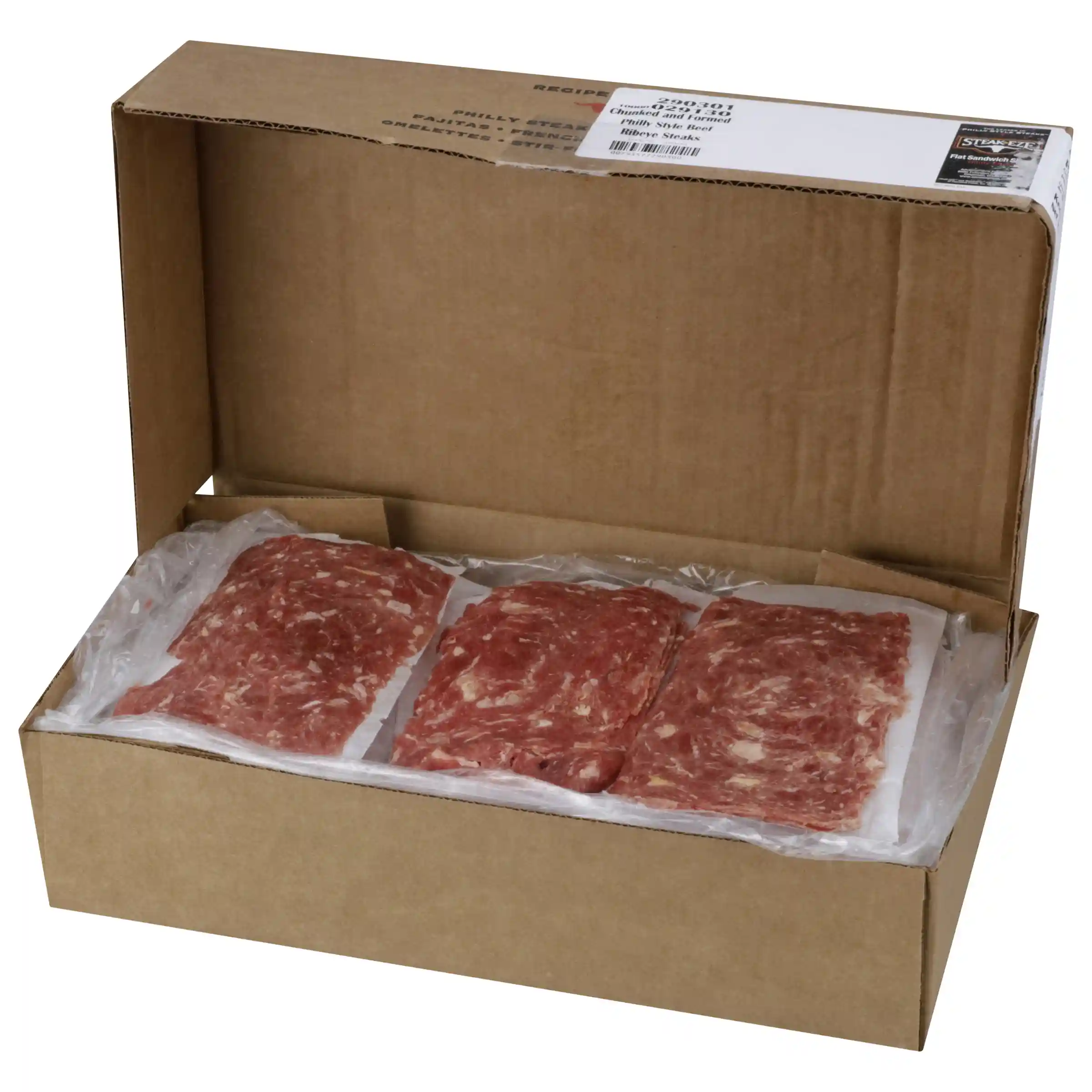 Steak-EZE® Traditional Beef Ribeye Flat Steak, Lightly Marinated, 3 oz_image_4