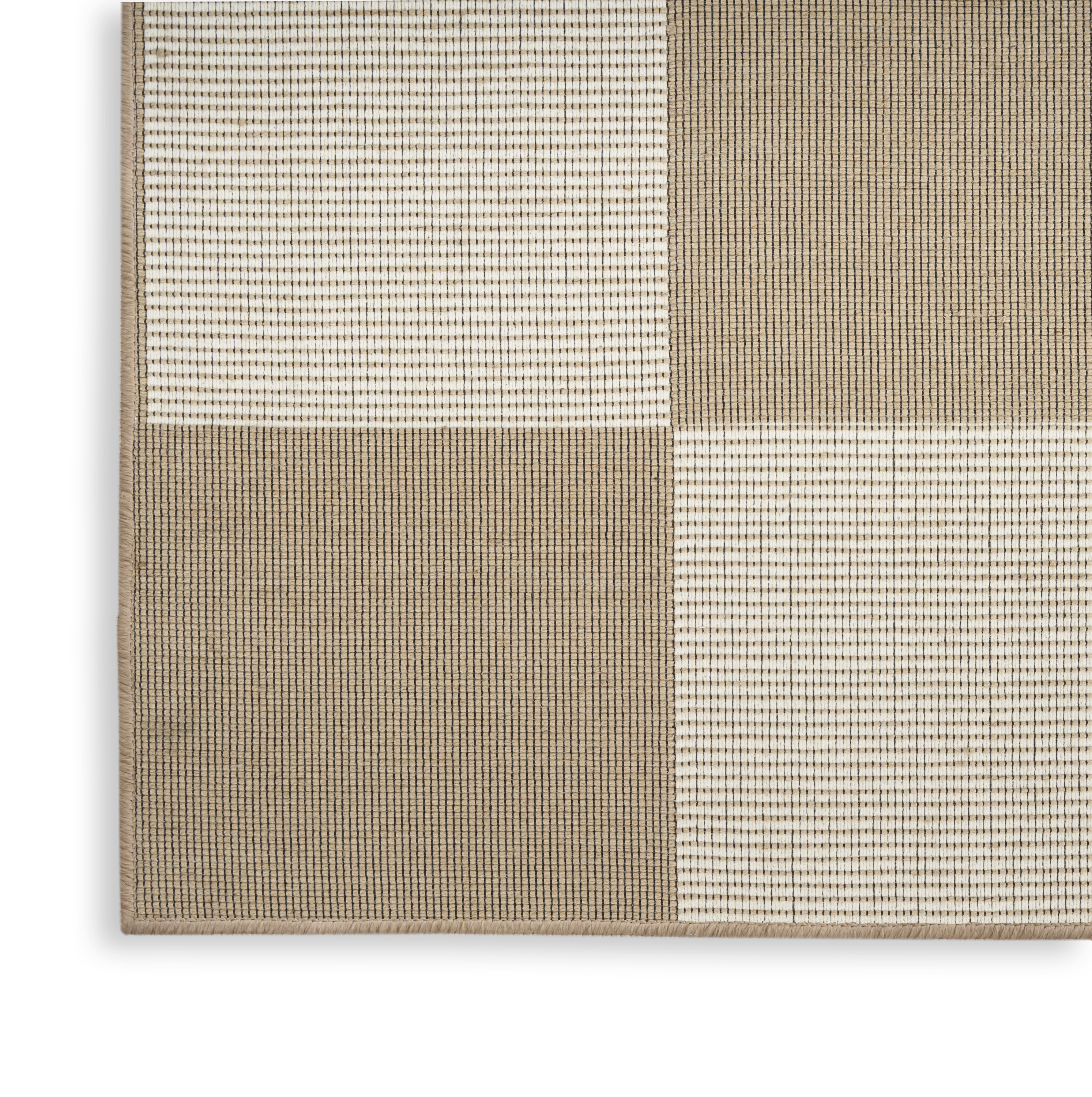 Nourison Washable Modern Jute 7'10" x 9'10" Natural Ivory Modern Indoor Rug