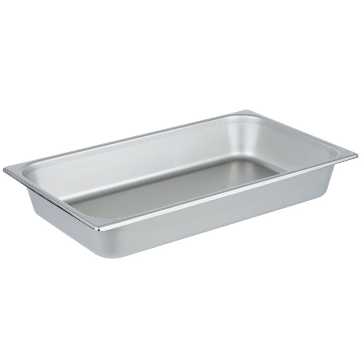 Full-size 2 ½-inch-deep stainless steel deli pan