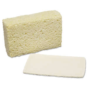 NSN7920002402555, AbilityOne®, SKILCRAFT, Compressed Cellulose Sponge, Rectangle, 3.62"x5.75", Natural