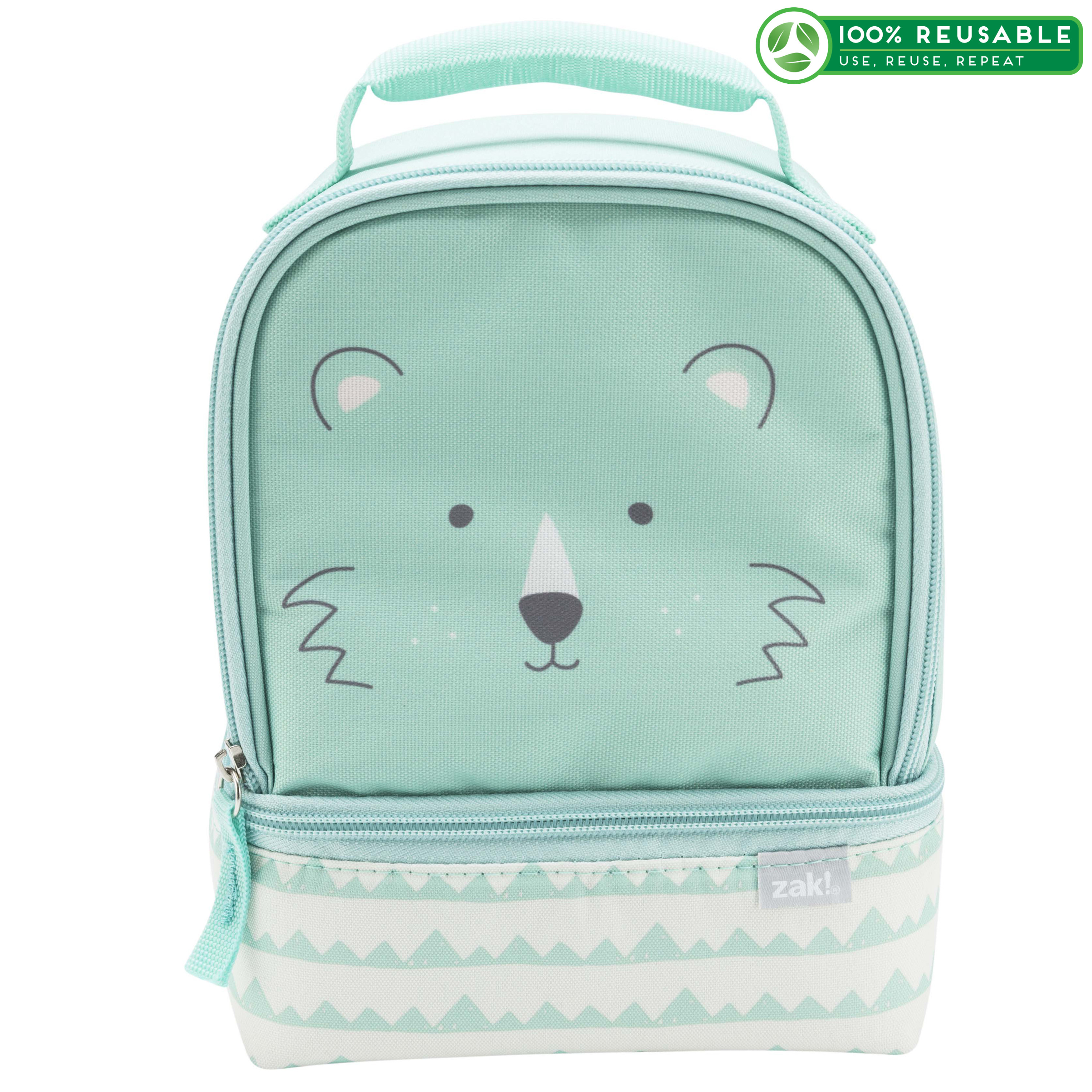 Soft Lines 2-compartment Reusable Insulated Lunch Bag, Teddy Bears slideshow image 1 Soft Lines 2-compartment Reusable Insulated Lunch Bag, Teddy Bears slideshow image 1