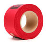 Danger Tape, Cotton Fabric, 3 in. x 150 ft., Red