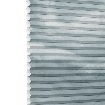 Thermashade Ripple Blue Pleated blind