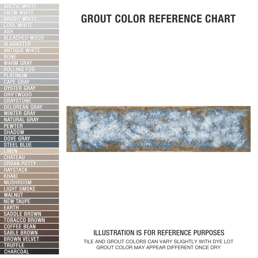 Gaudi React Brick Marina 2-3/8 in. x 9-3/4 in. Porcelain Floor and Wall Tile