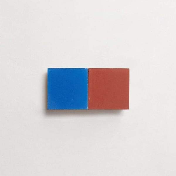 cement: mythology checkerboard | foxglove | grande | matte | duo | lapis + flame | sample 