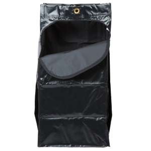 Rubbermaid Commercial, 34 Gal Executive Vinyl Bag for High Capacity Janitorial Cleaning Carts, Black