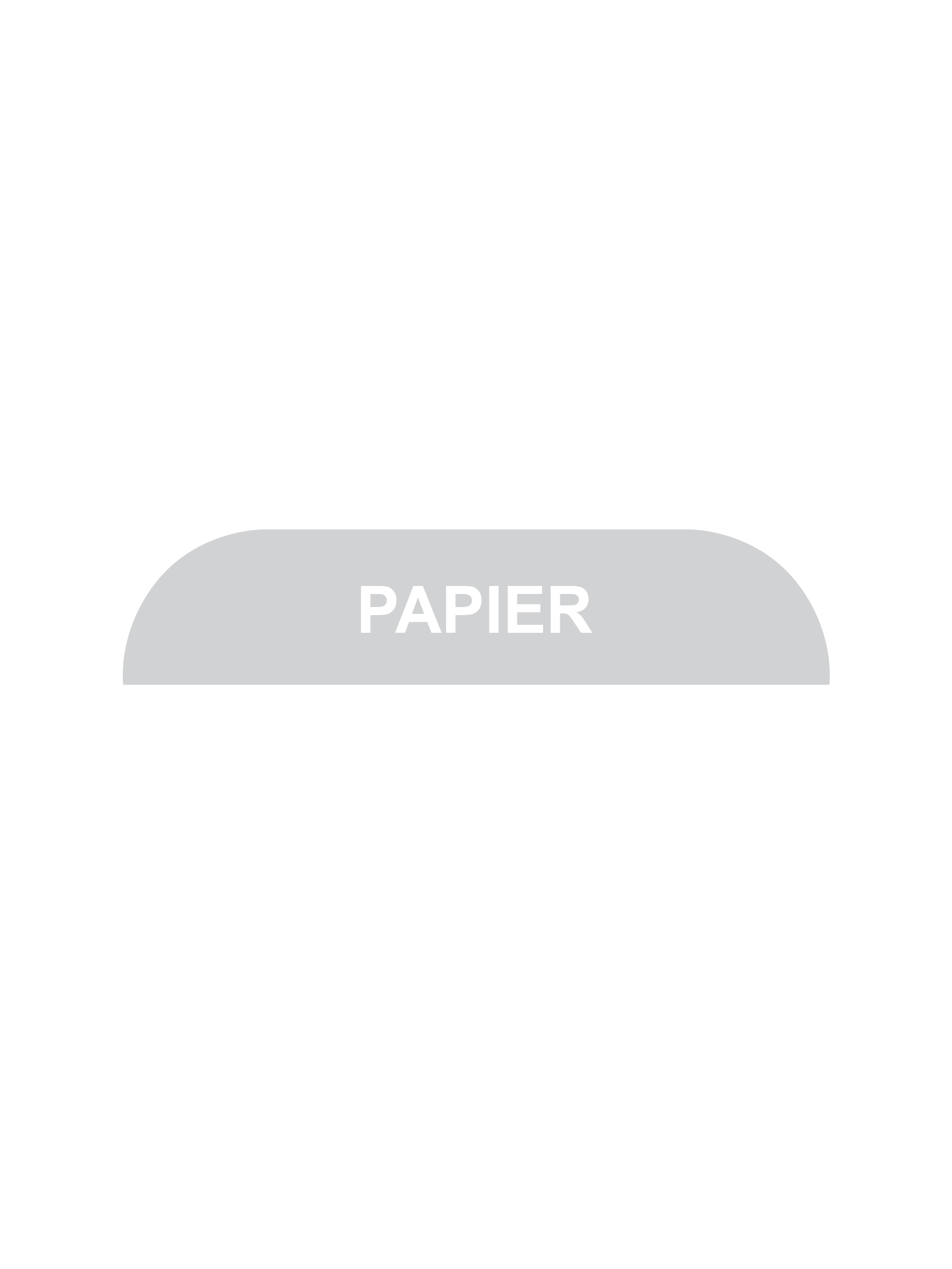 BILLI BOX – Label – Papier – Clear-White
