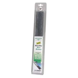 Unger, ErgoTec® Soft Replacement, 36", Black, Rubber Squeegee