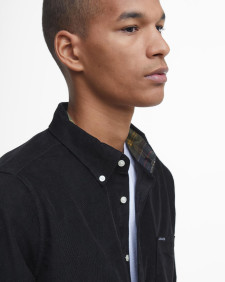 Ramsey Tailored Long-Sleeved Shirt Classic Black