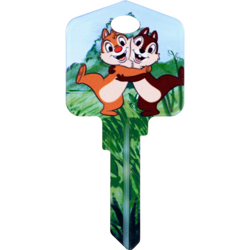 Disney Chip 'N' Dale Key Blank Kwikset 66/97 KW1/10