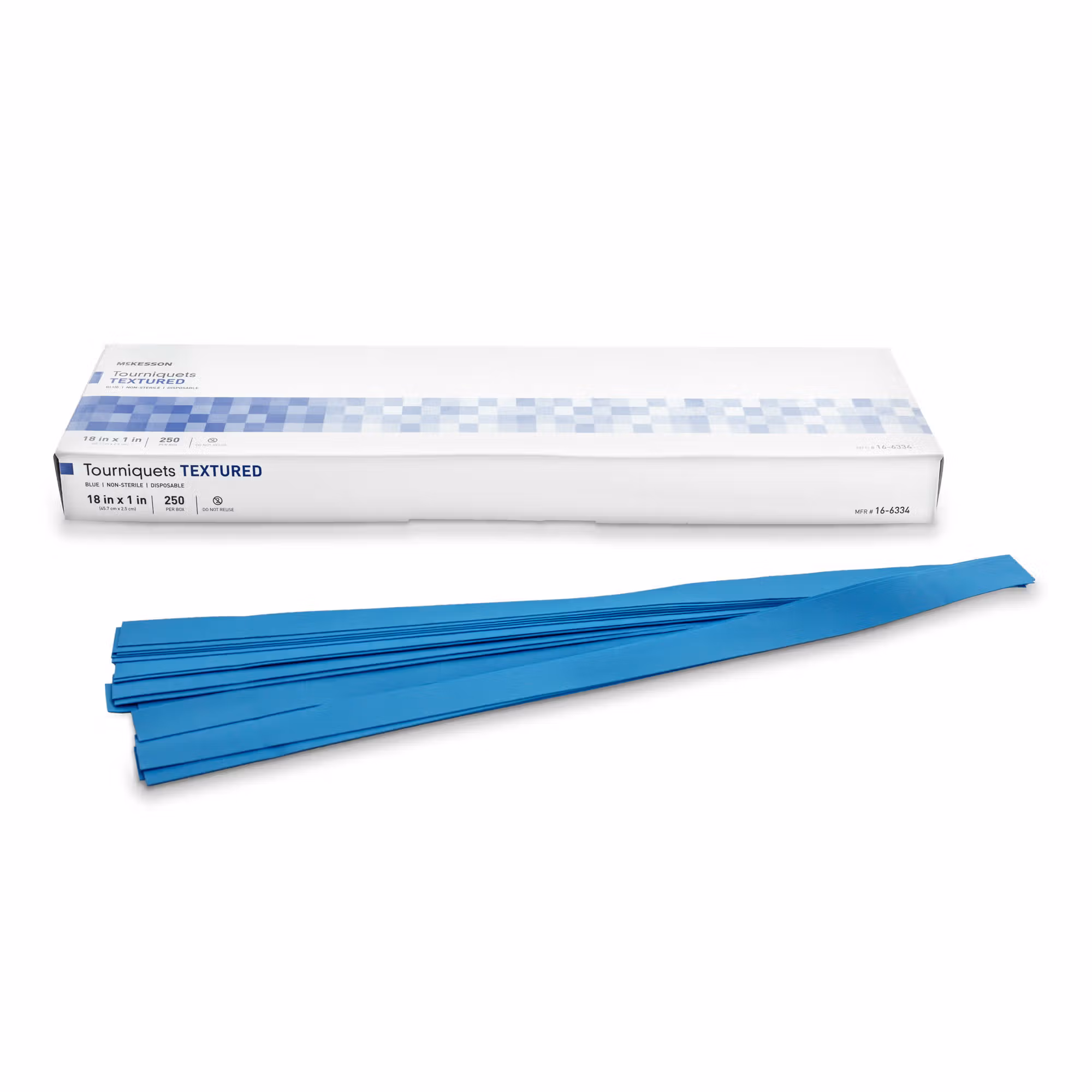 McKesson Textured Polyisoprene Tourniquet Strap, 1 x 18 Inch