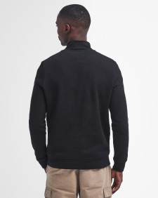 Essential Half-Zip Sweatshirt Black-Pewter