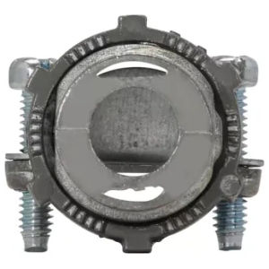Set Screw Cable Connector, Zinc Die Cast, AC/MC Cable, 3/8 in.