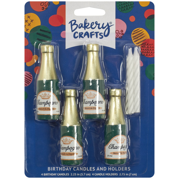 Champagne Bottle Candle Holder