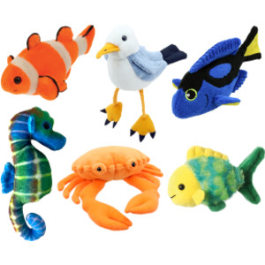 Finger Puppets: Coral Reef, Set of 6