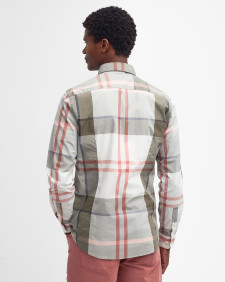 Harris Tailored Long-Sleeved Shirt Glenmore Olive Tartan