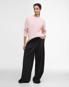 Burne Argyle Crew Neck Jumper 