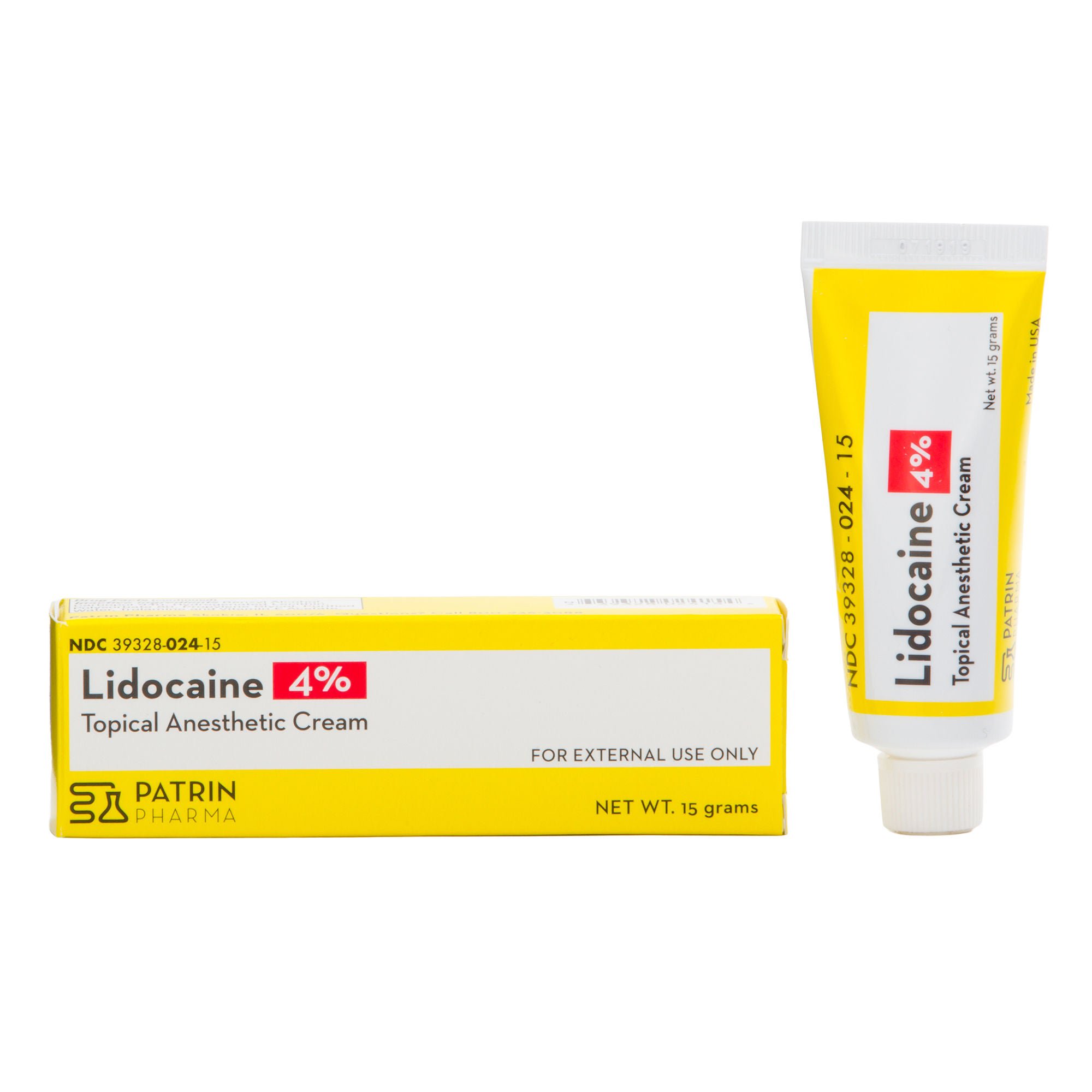 Patrin Pharma 4% Lidocaine Topical Anesthetic Cream