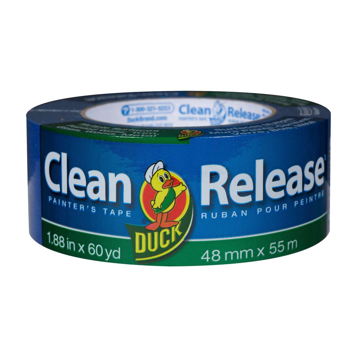 Clean Release Painter's Tape Blue, 1.88in x 60yd Duck Brand