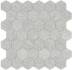 Ren Light Grey 2″ Hex Mosaics