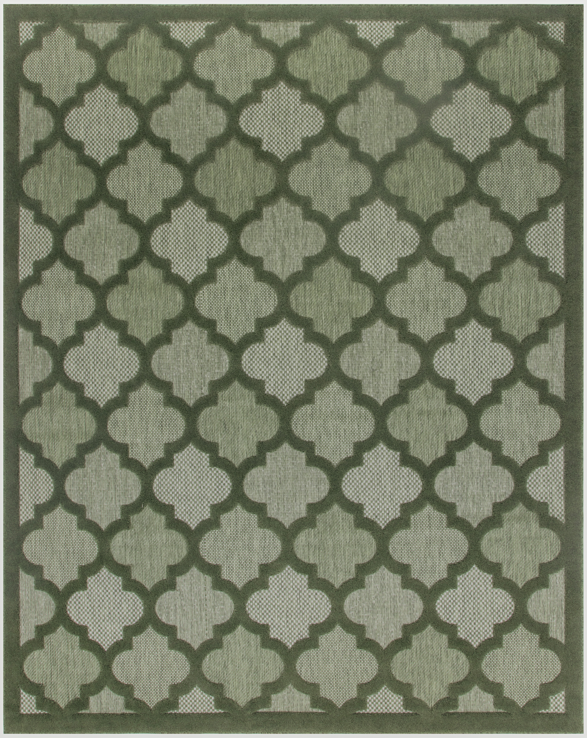 Nourison Easy Care 10' x 14' Green Modern Rug