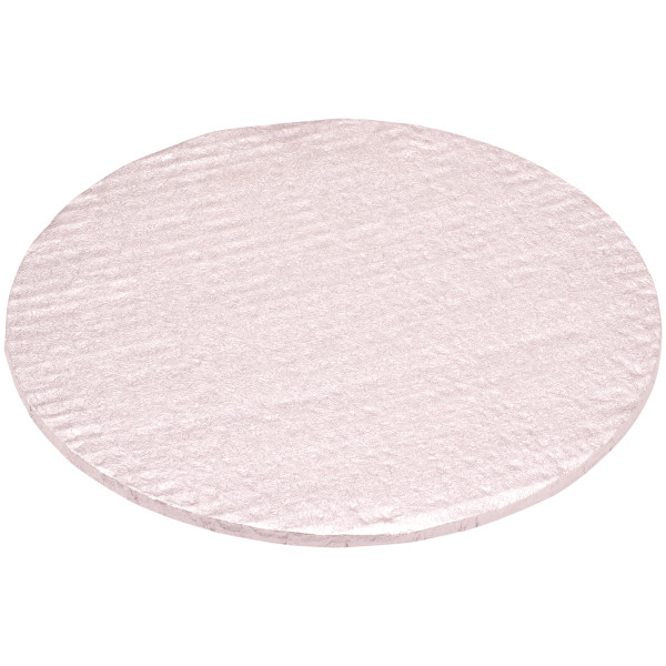 10" Round Pink Foil Cake Board