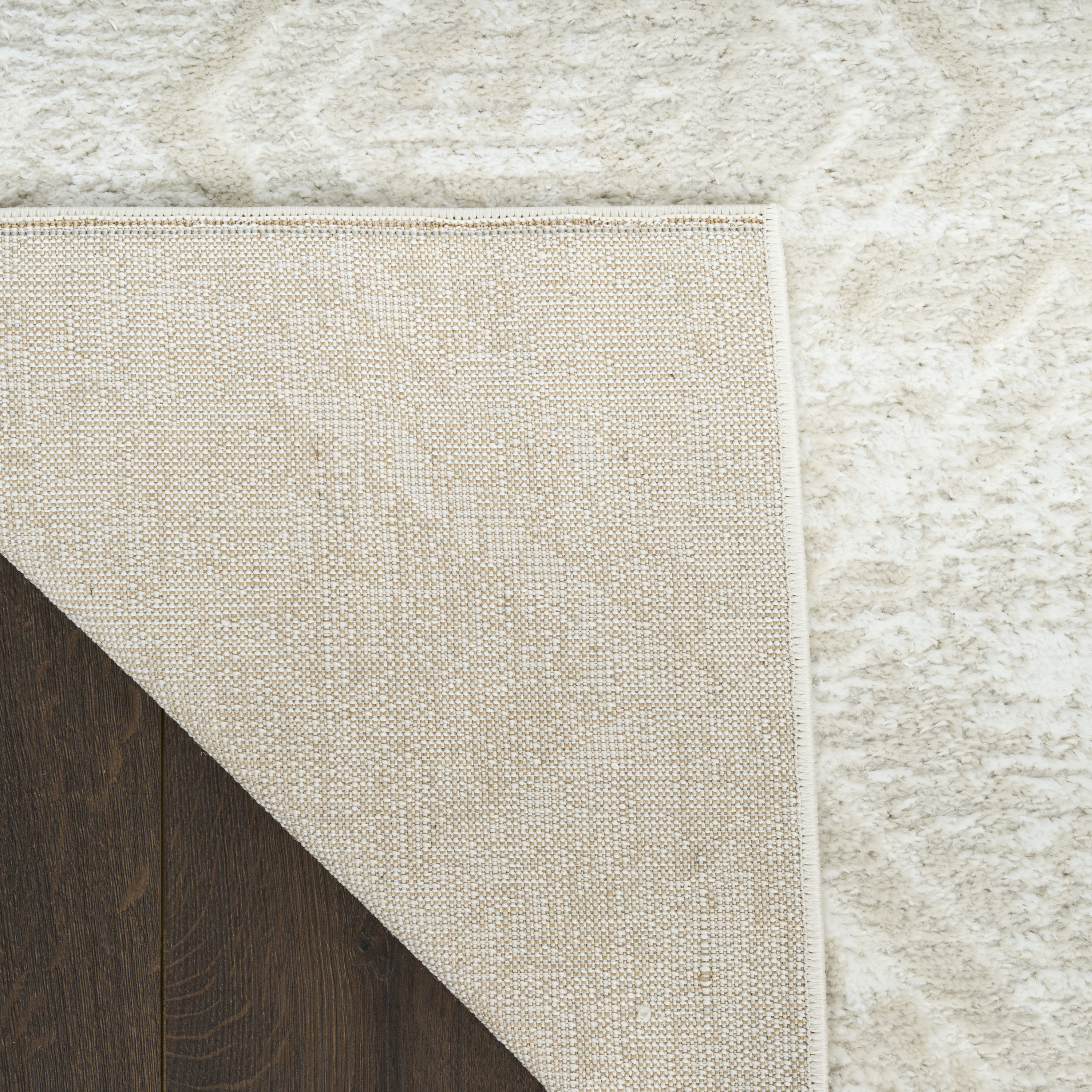 Nourison Dekor 5'3" x 7' Beige Modern Indoor Rug